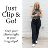 Clip & Go Strap w/Zippered Pouch XOXO - Blush & Cactus