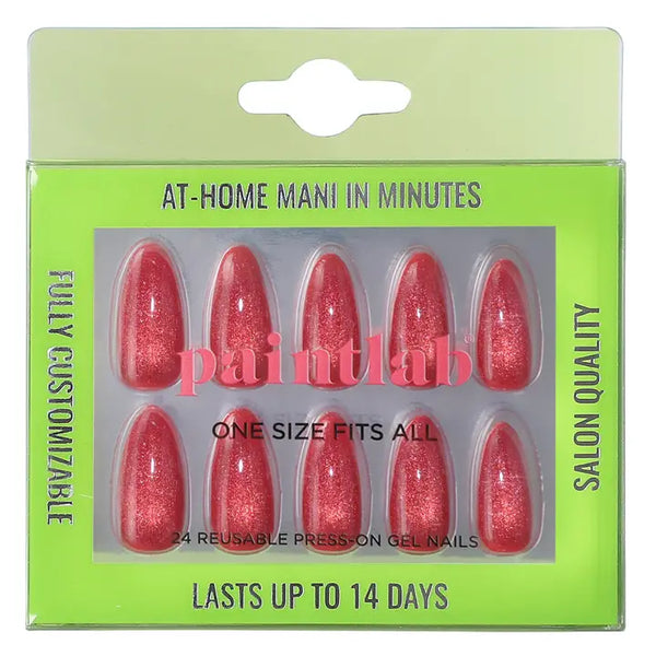 PaintLab Red Rose Press-On Nails