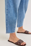 Judy Blue Hw Barrel Jean W/ Front Darts & Back Yoke Detail - Blush & Cactus