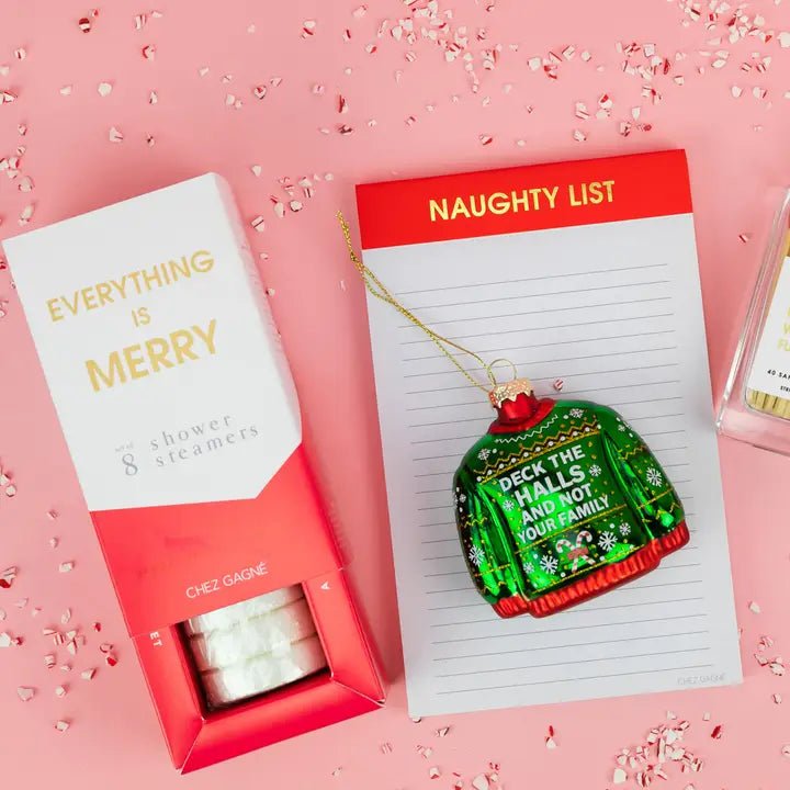 Everything Is Merry - Shower Steamers - Funny Holiday Gift - Blush & Cactus