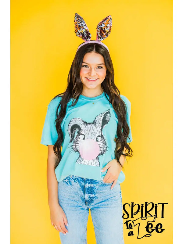 Bunny With Bubble - Easter Tee
