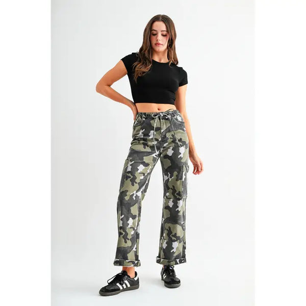 Mica High-Rise Jogger Ankle Wide