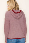 Waffle Textrued Striped Pullover