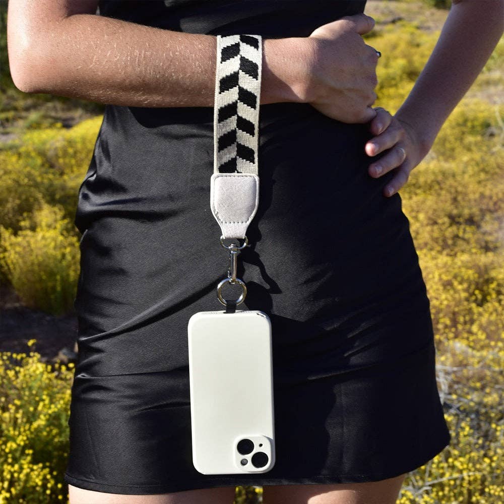 Clip & Go Strap w/Zippered Pouch - Blush & Cactus