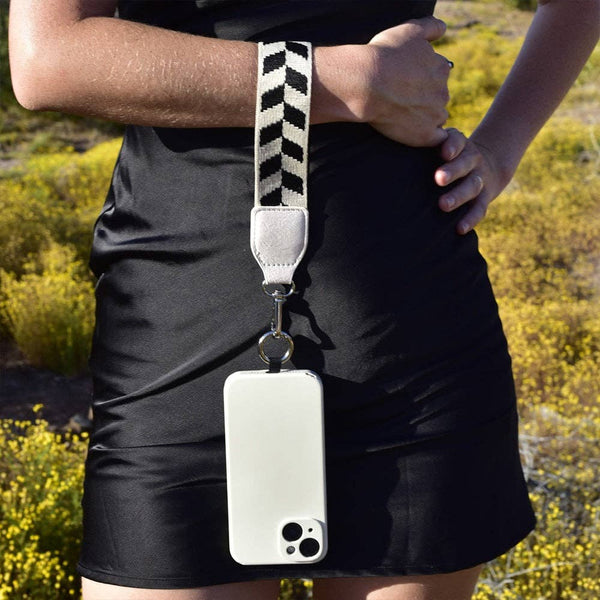 Clip & Go Strap w/Zippered Pouch - Blush & Cactus
