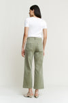 Mica Denim Super High Wide Cropped Utility - Blush & Cactus