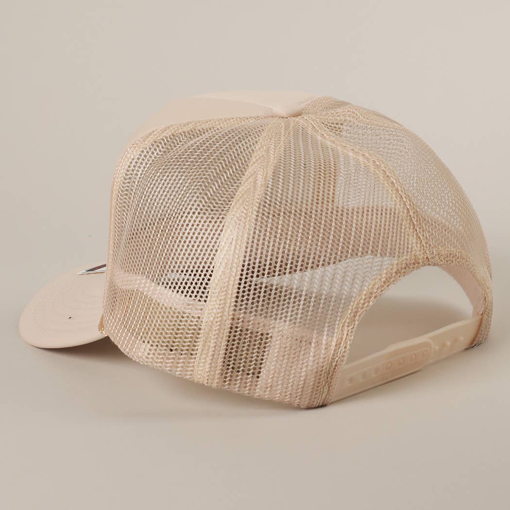 ARIZONA Text Printed Mesh Back Foam Trucker Hat