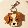 Ranch Pup Charm Keychain in Rawhide Tan Mix - Blush & Cactus