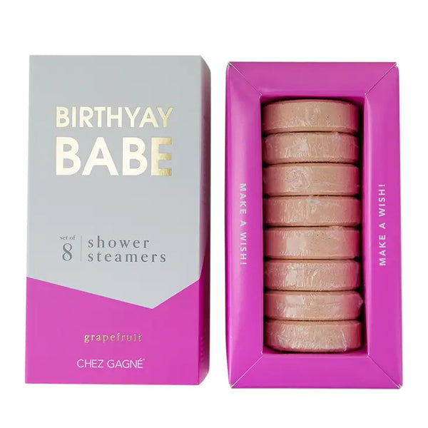 Chez Gagne Birthyay Babe - Birthday Shower Steamers - Grapefruit