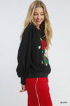 HO HO HO Festive Sweatshirt - Blush & Cactus