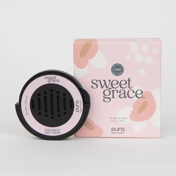 Bridgewater + Pura Sweet Grace Car Diffuser Cartridge - Blush & Cactus