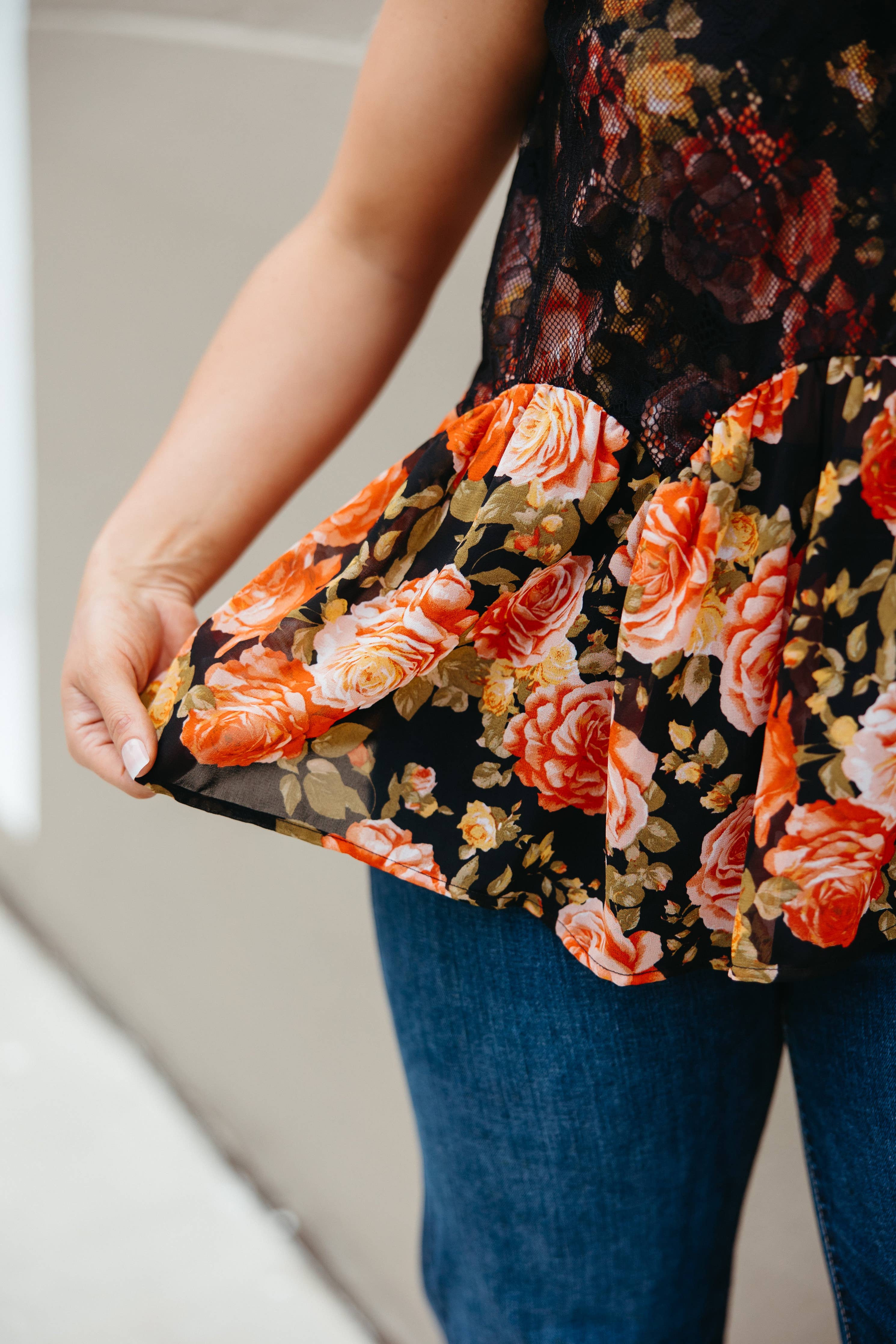 Forever in Bloom Lace Tank