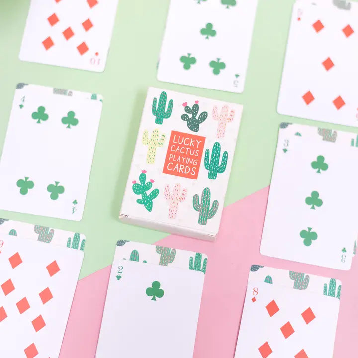 Lucky Cactus Deck of Playing Cards