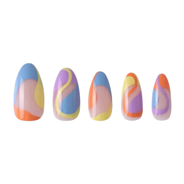 Paintlab Melted Popsicle Press-On Nails