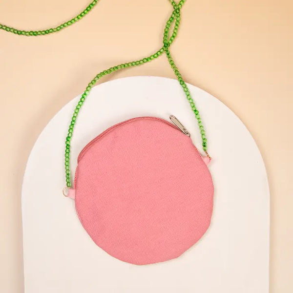Golf Inspired Round Crossbody Bag