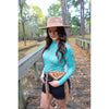 Cute Heifer Long Sleeve Mesh Top - Skull