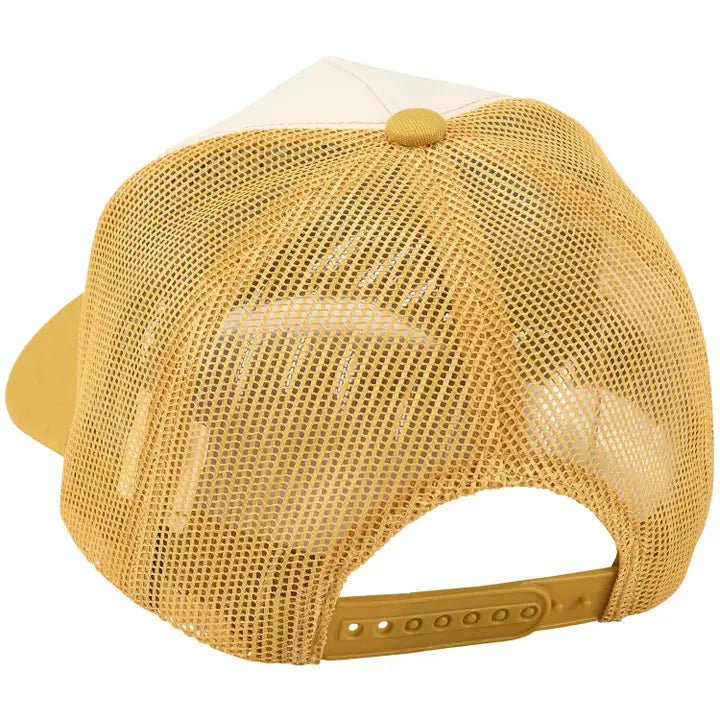 Kinda Shady Trucker Hat - Blush & Cactus