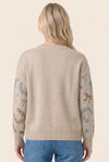 Western Lucky Girl Neutral Sweater