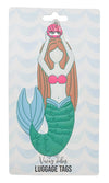 Assorted Silicone Luggage Tags - Blush & Cactus