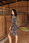 WE BE SCOOTIN' MESH Mesh Dress - Blush & Cactus