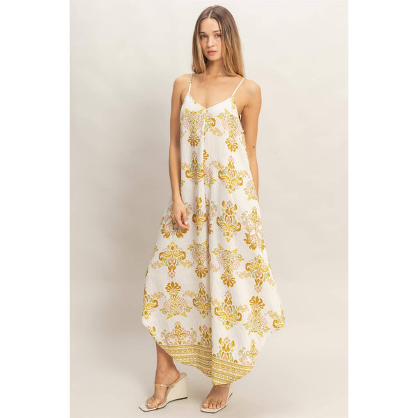Costal Daydream Jumpsuit - 2 Prints - Blush & Cactus