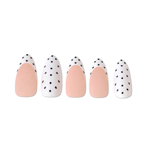 PaintLab Polka Dot Couture Press - On Nails - Blush & Cactus