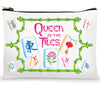 Queen of the Tiles Zippered Bag