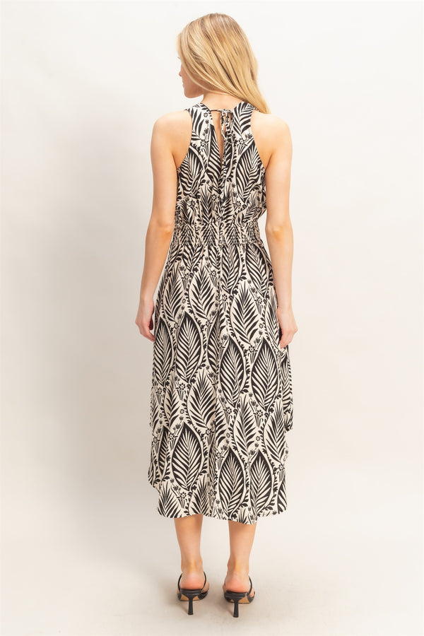 Sleeveless Smocked Waist Dress