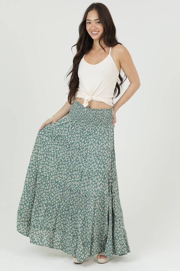 Desert Daydream Skirt - Blush & Cactus