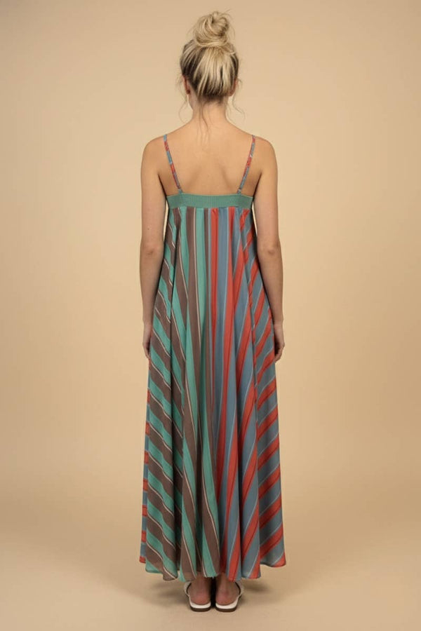 Sangria Sunset Maxi Dress - Blush & Cactus