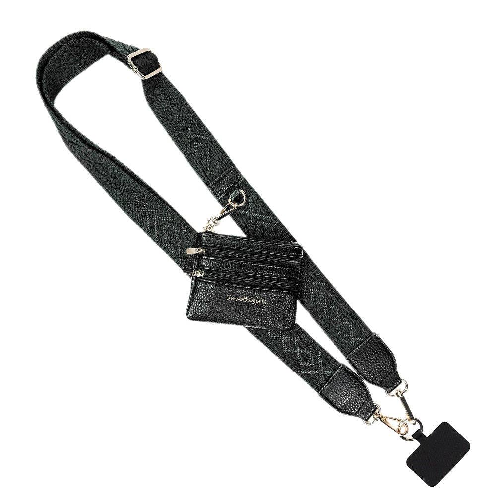Clip & Go Strap w/Zippered Pouch Classic - Blush & Cactus
