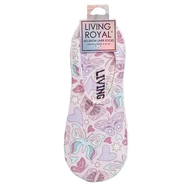 No - Show Liner Socks - "Matcha Lover" - Soft Pink - Blush & Cactus