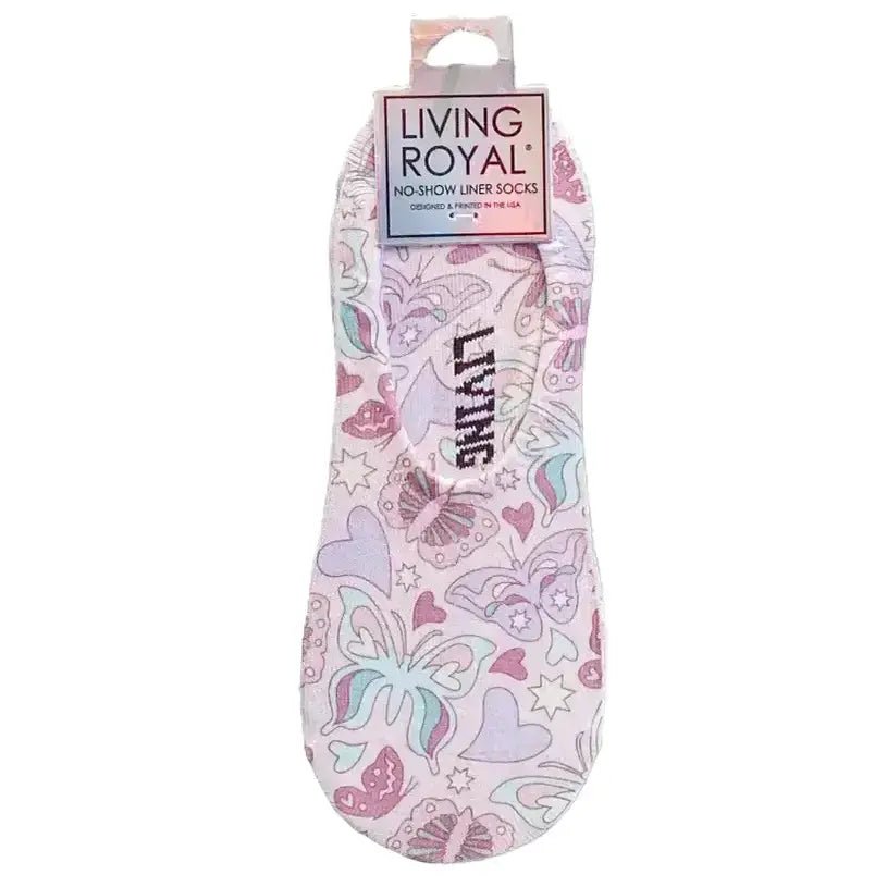 No - Show Liner Socks - Assorted Cowboy Boots - Pink - Blush & Cactus