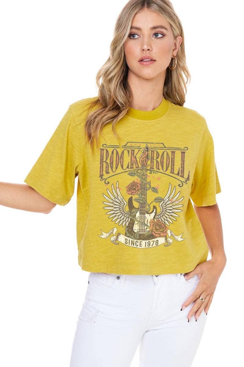 Rock N Roll Vintage Graphic Top