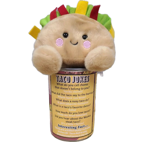 Tuesday the Canned Taco - Eco-Friendly Plush W/Funny Jokes