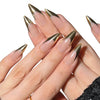 PaintLab Gold Chrome Stiletto - Blush & Cactus