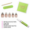 Paintlab Bows and Dots Press On Nails - Blush & Cactus