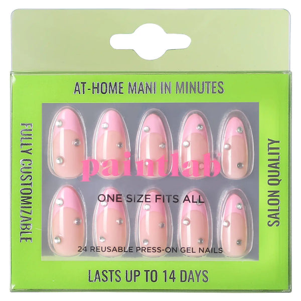 Paintlab Pink Velvet Press-on Nails