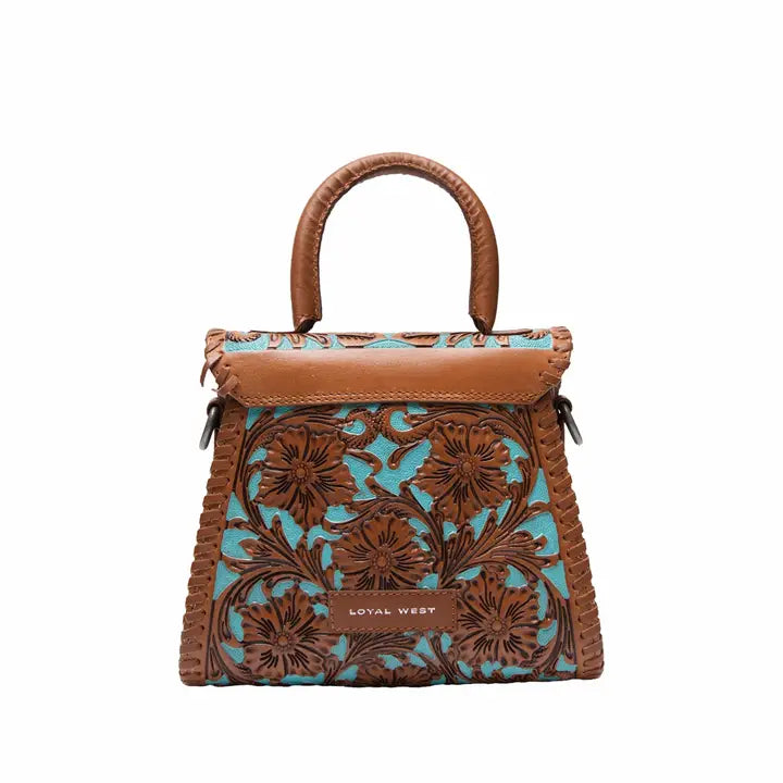 Loyal West Leon Mini Handle Purse - Whiskey & Water