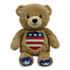 USA Themed Bear Warmies Microwavable Weighted Animal