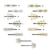 Olivia Moss Bling Hair Clips - Asst styles - Blush & Cactus
