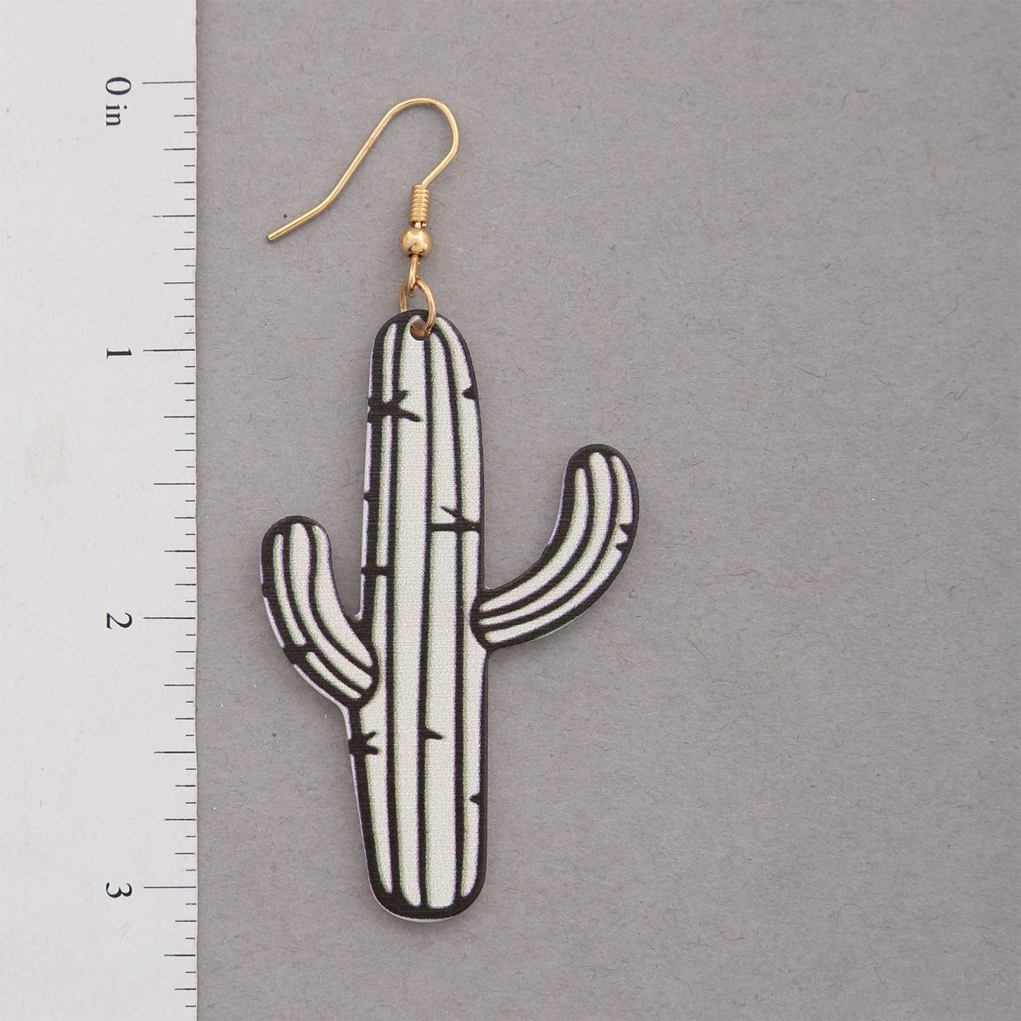 WESTERN STYLE CACTUS DANGLE EARRING