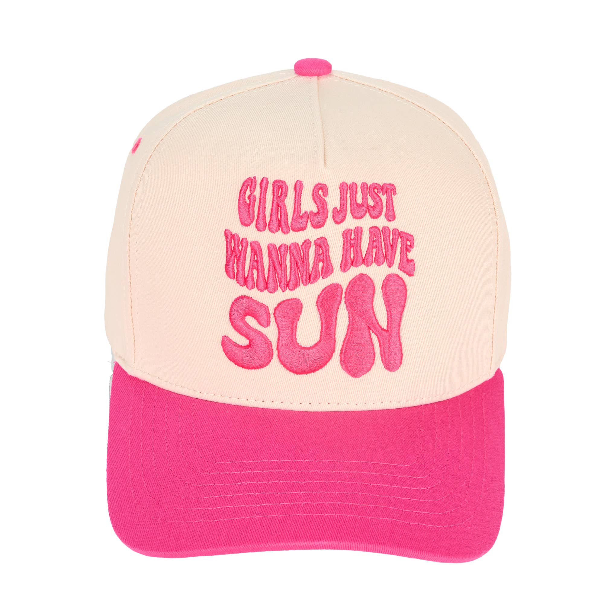 Just Wanna Have Sun Hat - Blush & Cactus