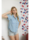 Denim Days Pinstripe Top