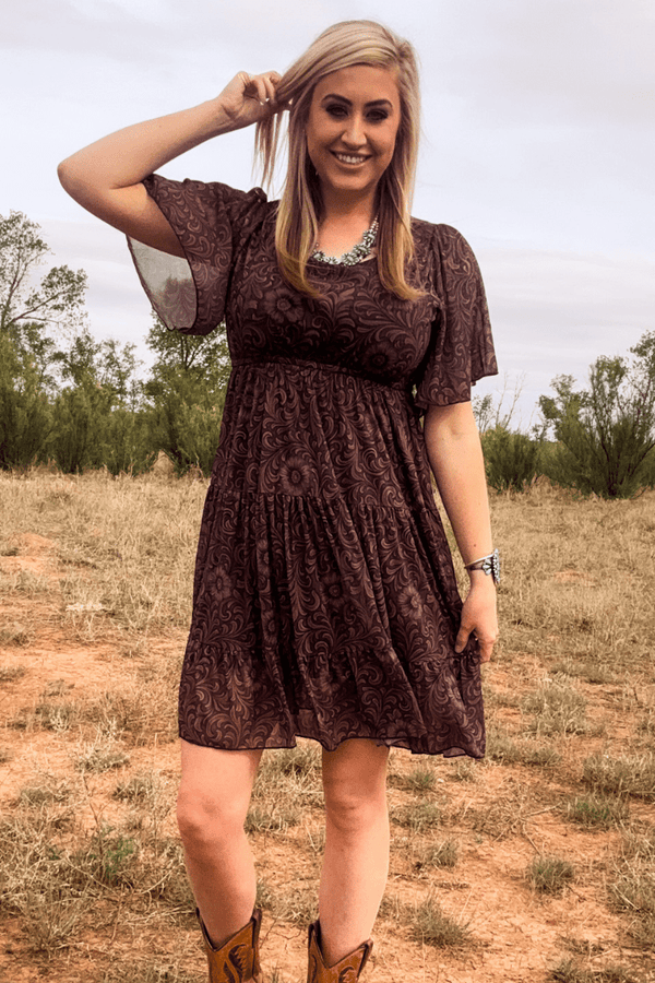 Copper Canyon Bronzed Dress
