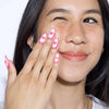 PaintLab Heartbeat Press - On Nails - Blush & Cactus