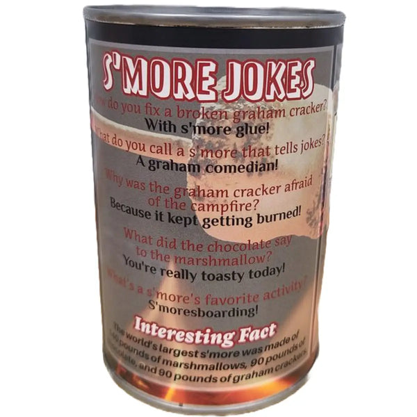 Canned S'more - Smores Plush in Can W/Jokes
