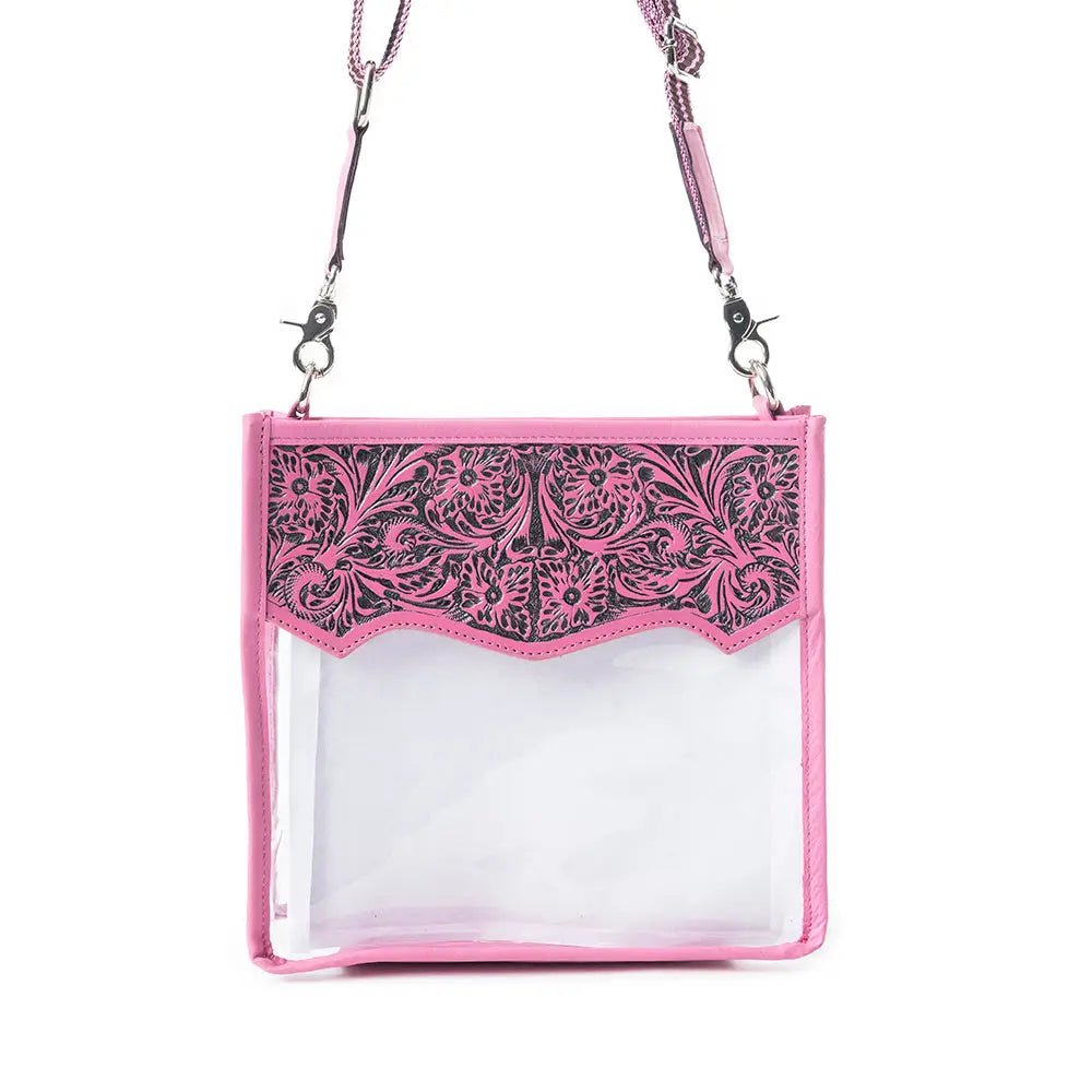 Myra Pearlton Prairie Clear Bag in Pink - Blush & Cactus