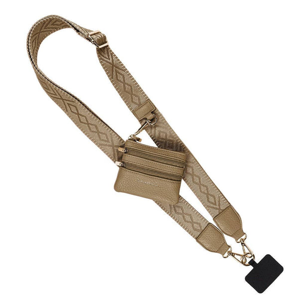 Clip & Go Strap w/Zippered Pouch Classic - Blush & Cactus