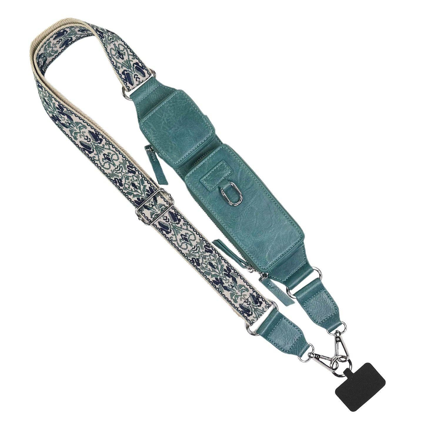 Zip & Clip RFID Strap - Blush & Cactus